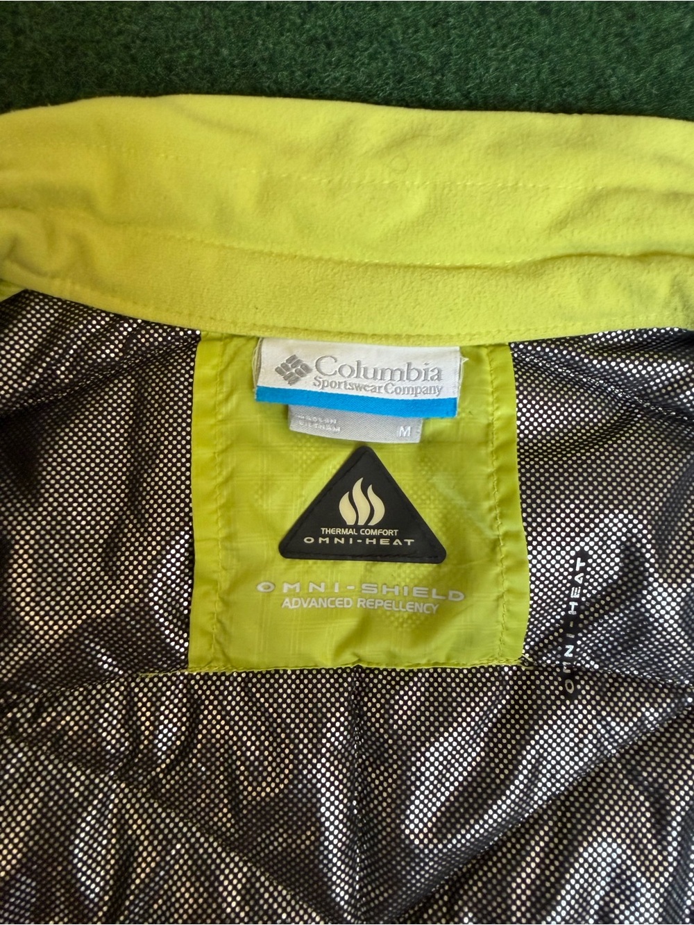 Columbia Lime Green Quilted Puffer Jacket - Picture 2 of 8